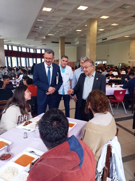 Rektör Yardımcımız Prof.Dr. Emrullah EKEN'in Öğrenci Yemekhanesi Ziyareti...